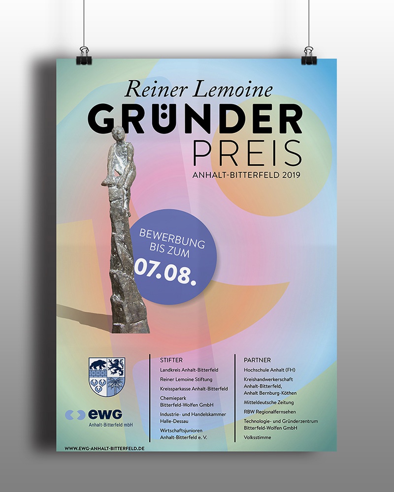 Flyer Reiner Lemoine Gründerpreis 2019